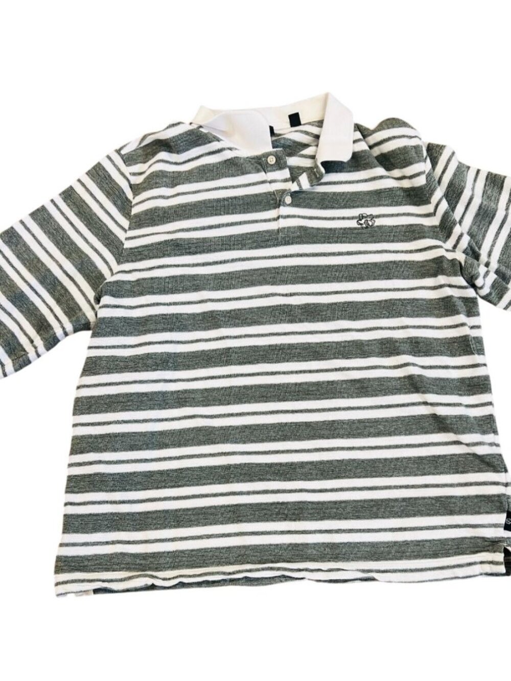 Ted Baker long sleeve striped polo, 100 % cotton, size 5 (US 43)